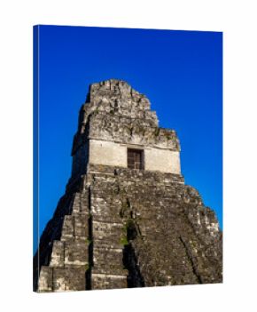 Temple I or Temple of the Great Jaguar, Great Plaza, Tikal, Peten Department, Guatemala