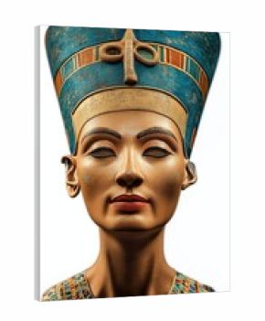 Ancient Egyptian Bust with Turquoise Crown