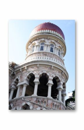 structure building of Sultan Abdul Samad, KL, Malaysia. old architecture. British colonial architecture, historical building, Dataran Merdeka