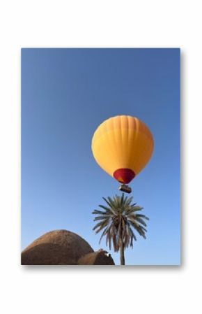 hot air balloon in Marrakesh 