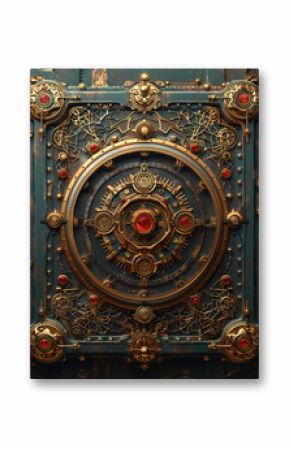 Steampunk Card Design Template