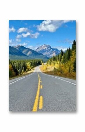 Canadian Highway in the mountains 