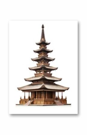 Indonesia pagoda architecture building.