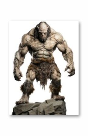 Stone troll sculpture statue adult.