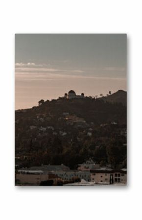 Sun Set in Los Angeles, overlooking the Griffith Park.