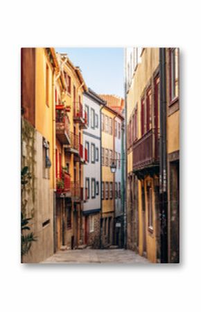 Porto, Portugal - December 28, 2024: A picturesque and charming street in downtown Porto