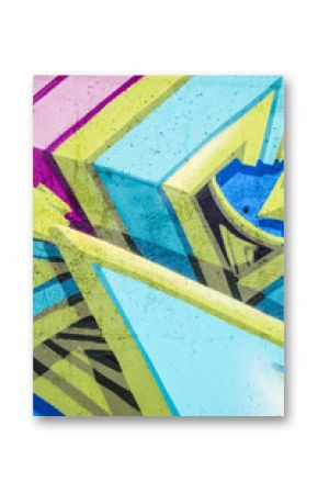 Colorful graffiti, abstract grunge grafiti background over textu