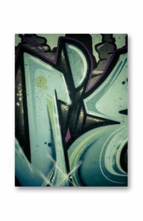 Colorful graffiti, abstract grunge grafiti background over textu