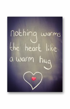 Nothing warms the heart like a warm hug