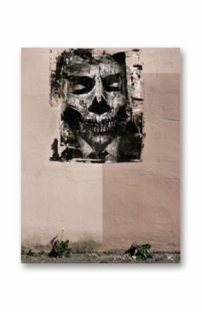 Totenkopf Tod Graffiti Graffitiwand