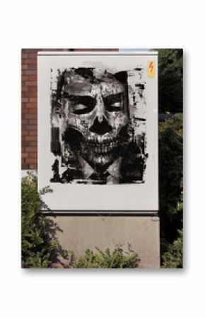 Graffiti Graffitiwand Tot Totenkopf 