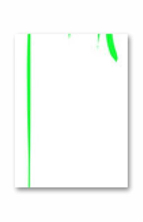Displaying neon green graffiti tag on transparent backdrop showing angular letters, dripping paint