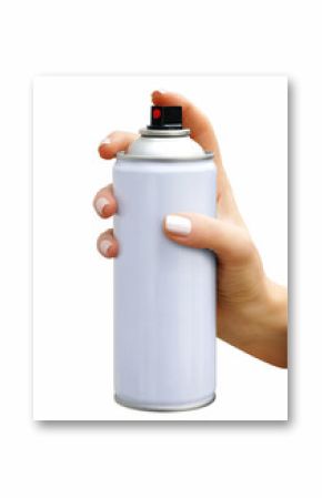 Spray aerosol in female hand