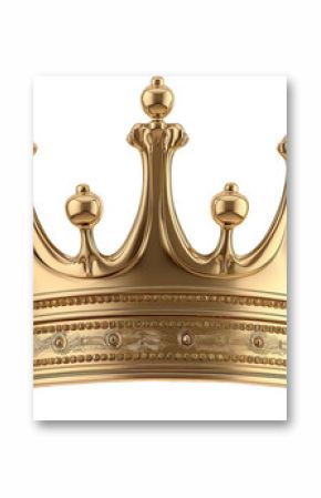 Royal crown isolated . Ai generated image.