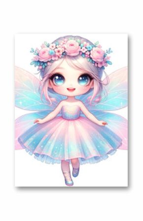 Cute fairy isolated 