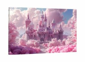 Charming pink castle fit for a princess