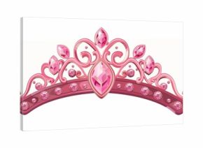 Royal pink princess crown clipart with elegant design, a pink princess crown clipart with an elegant design, a pink princess crown clipart with an elegant design.
