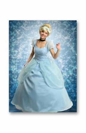 Young Woman in Princess Outfit