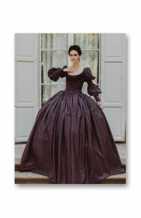 Renaissance lady princess crinoline dress