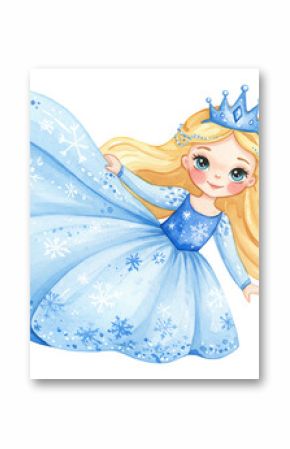 雪の女王 優雅に舞う きらめくドレス