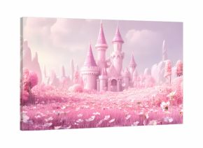princess pink castle