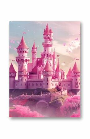 Pink princess castle 