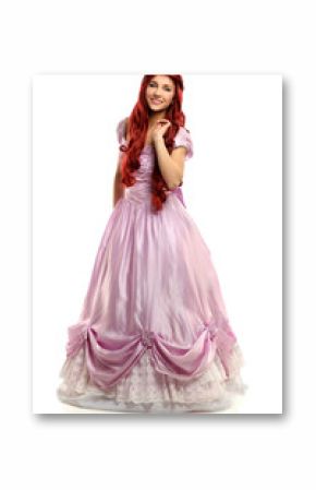 Woman Dressed in Princess Costume