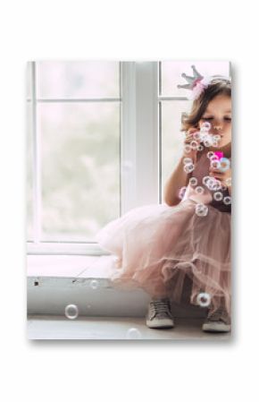 Little cute girl in dress