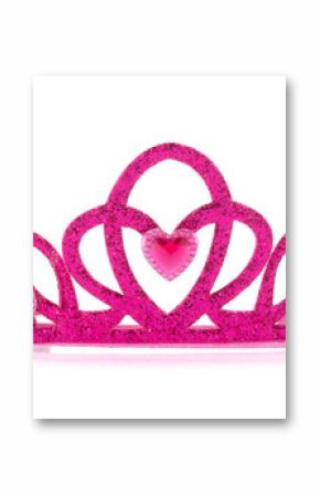 Crown of a princess isolated on white background