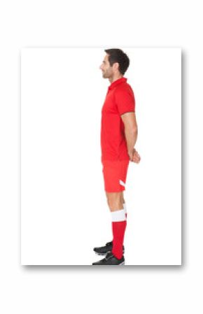 Portrait of soccer player