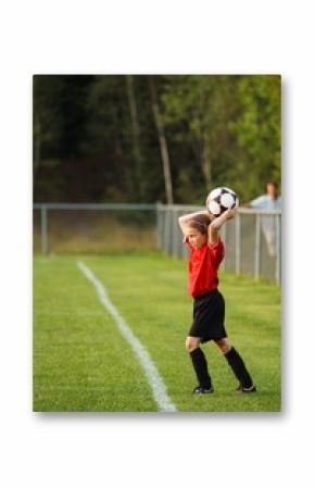 Young soccer player