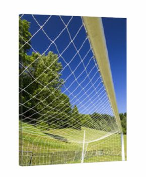 Soccer terrain in nature