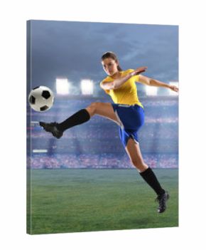 Young Female Soccer Player
