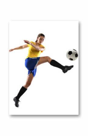 Young Female Soccer Player