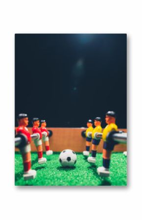 table football soccer kicker game players