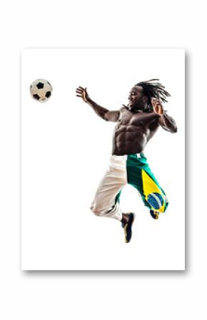 brazilian  black man soccer player