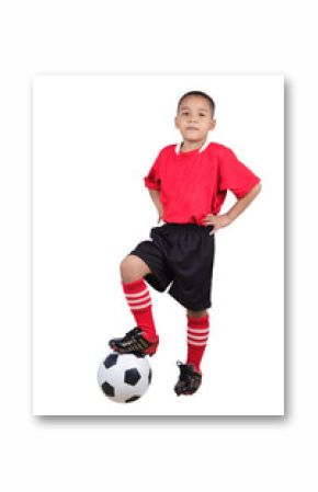 Child soccer player