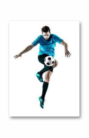 Soccer player Man Isolated