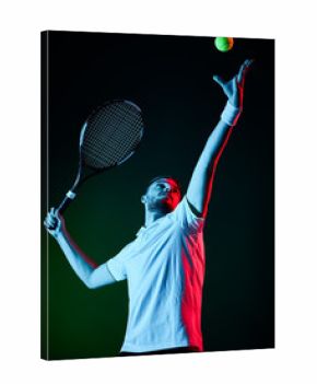 tennis player man isolated