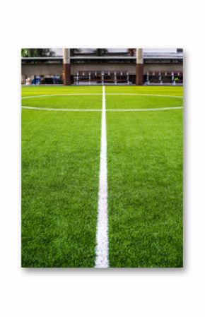 Soccer field artificial grass