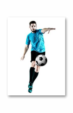 Soccer player Man Isolated