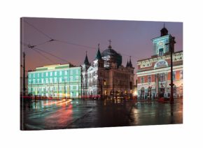 miasto nocą