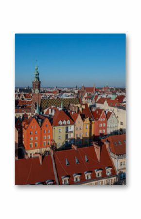 Miasto Wroclaw nocą