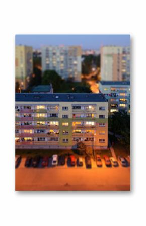 osiedle nocą