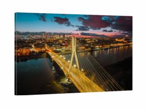 Warszawa widok na centrum