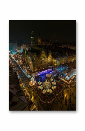 Miasto Wroclaw Nocą