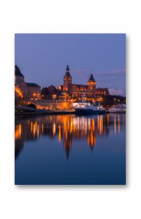 Szczecin   Panorama   by night