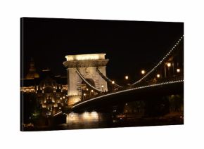 Panorama Budapesztu nocą