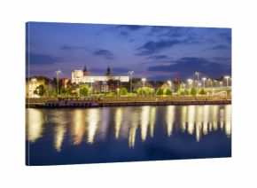 Szczecin. Nocny widok na miasto
