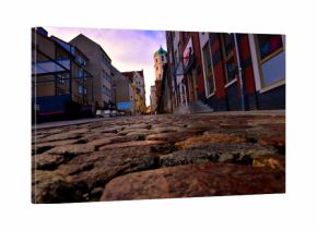 Szczecin-stare miasto nocą